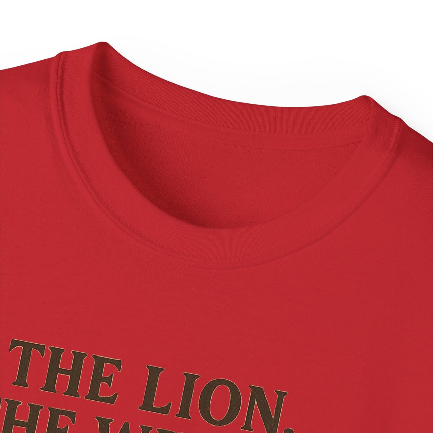 The Lion, the witch & the Audacity Tee, Unisex Cotton T-Shirt for Readers, Book Lovers Gift, Nerdy Humor Shirt, Unique Conversation Starter
