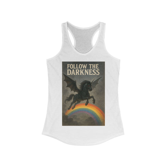 Follow the Darkness - Women's Ideal Racerback Tank