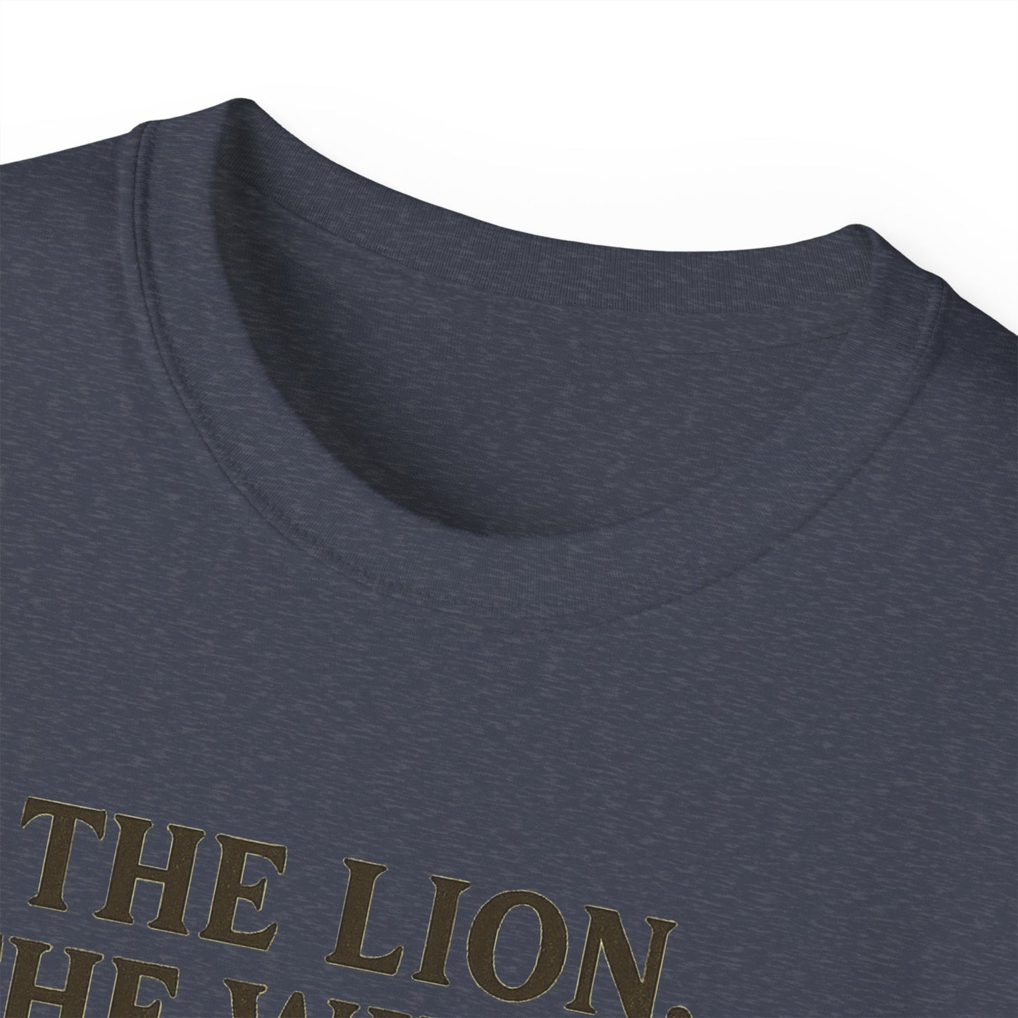 The Lion, the witch & the Audacity Tee, Unisex Cotton T-Shirt for Readers, Book Lovers Gift, Nerdy Humor Shirt, Unique Conversation Starter