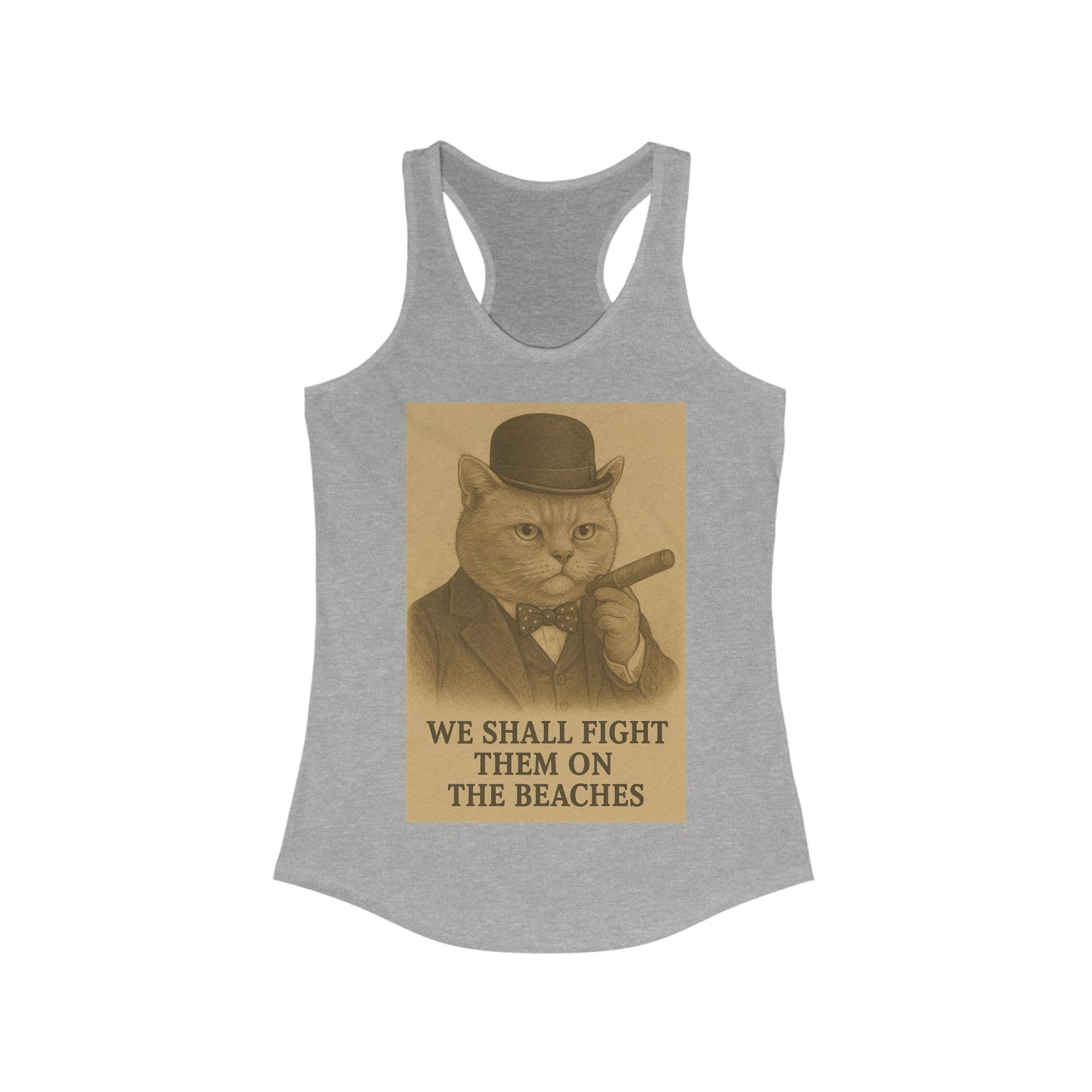 Winston Churchill Women's Ideal Racerback Tank