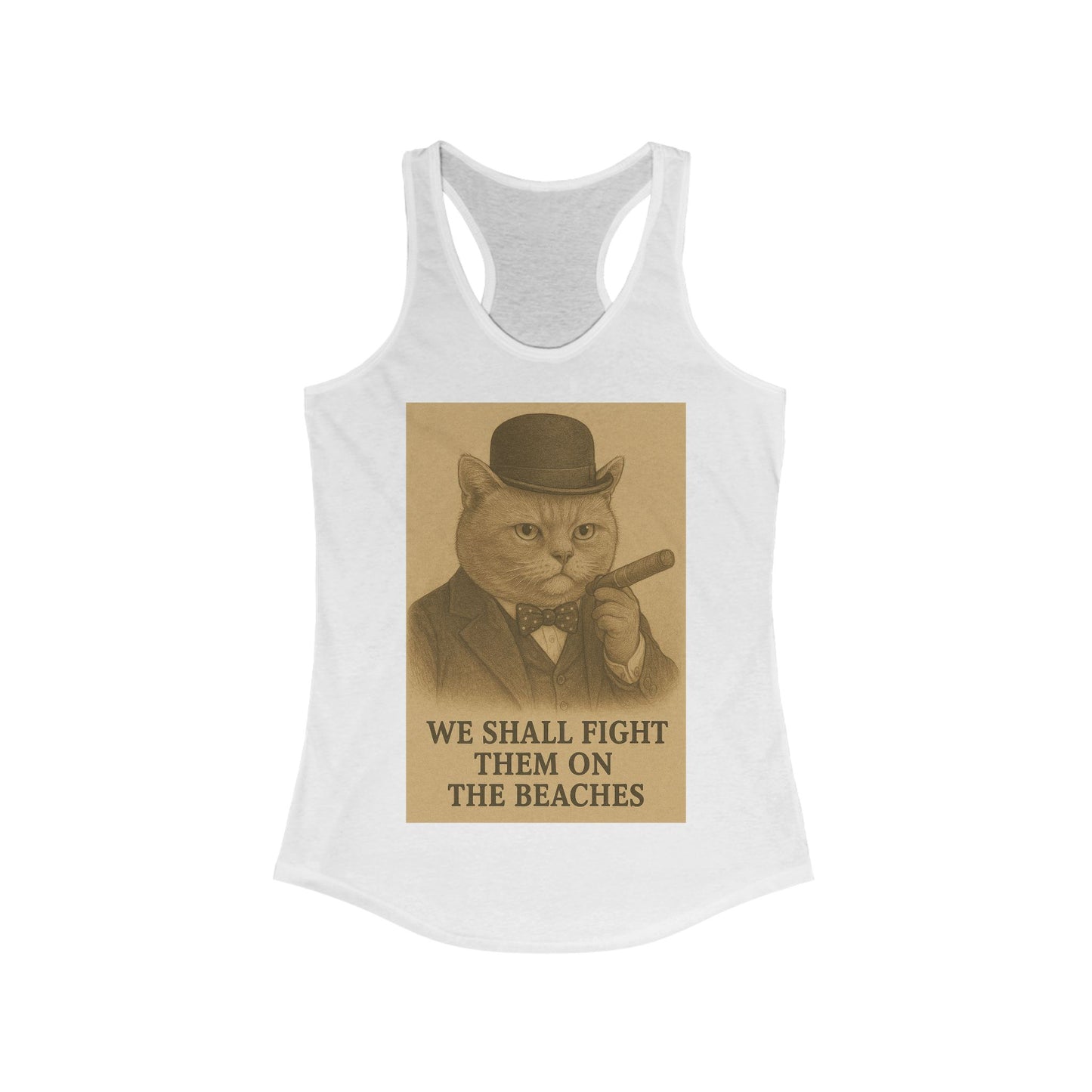 Winston Churchill Women's Ideal Racerback Tank