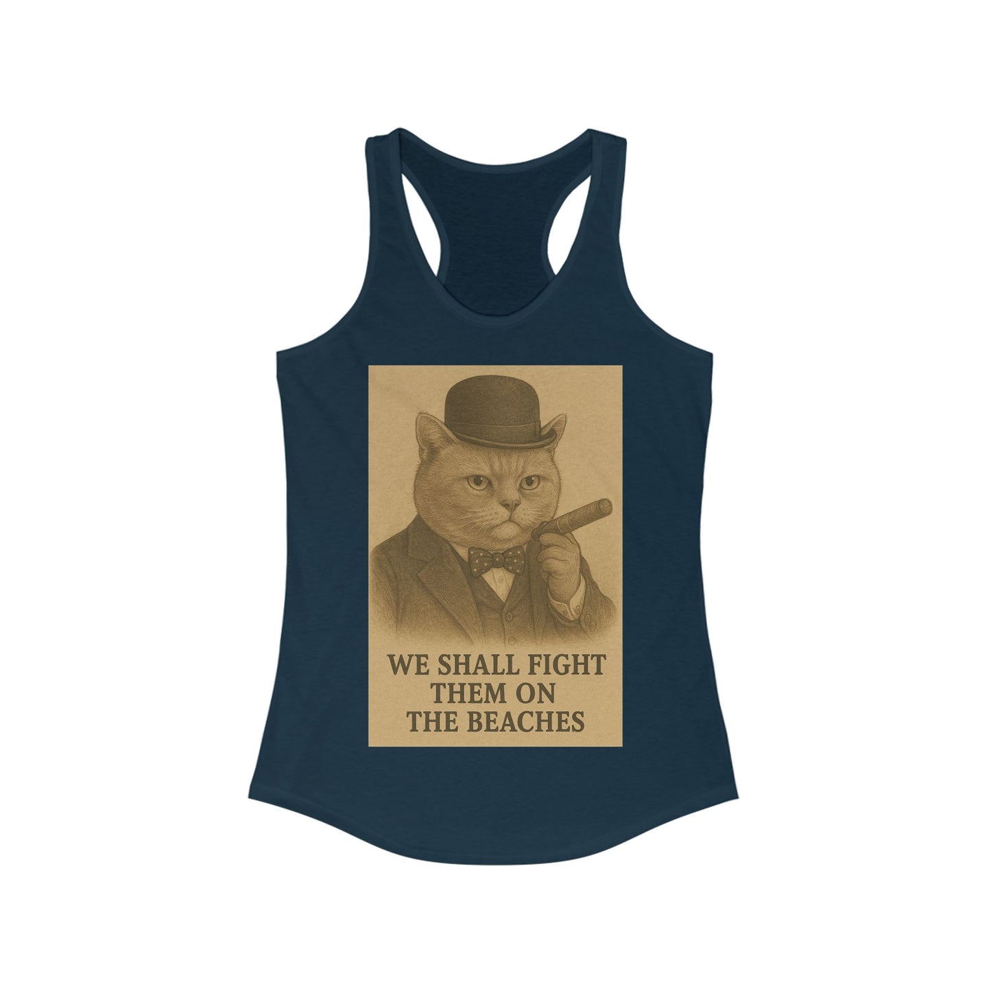 Winston Churchill Women's Ideal Racerback Tank