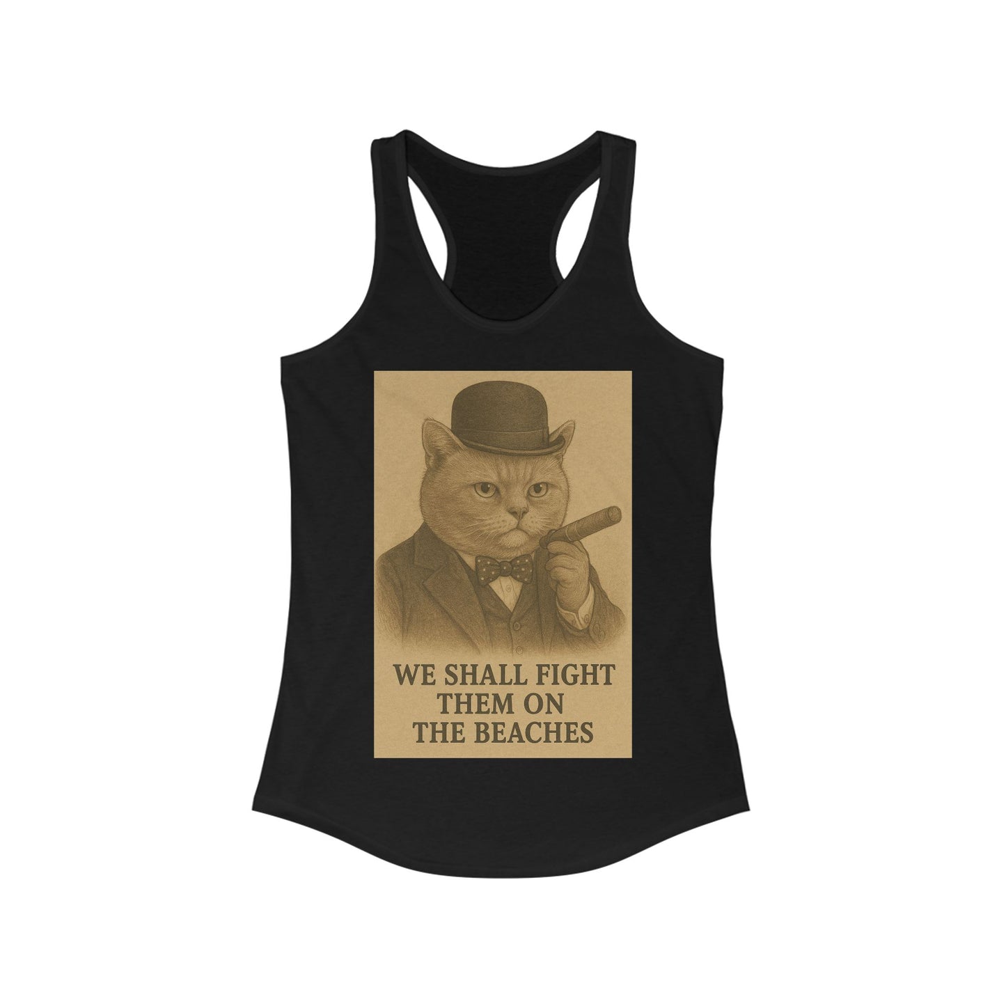 Winston Churchill Women's Ideal Racerback Tank