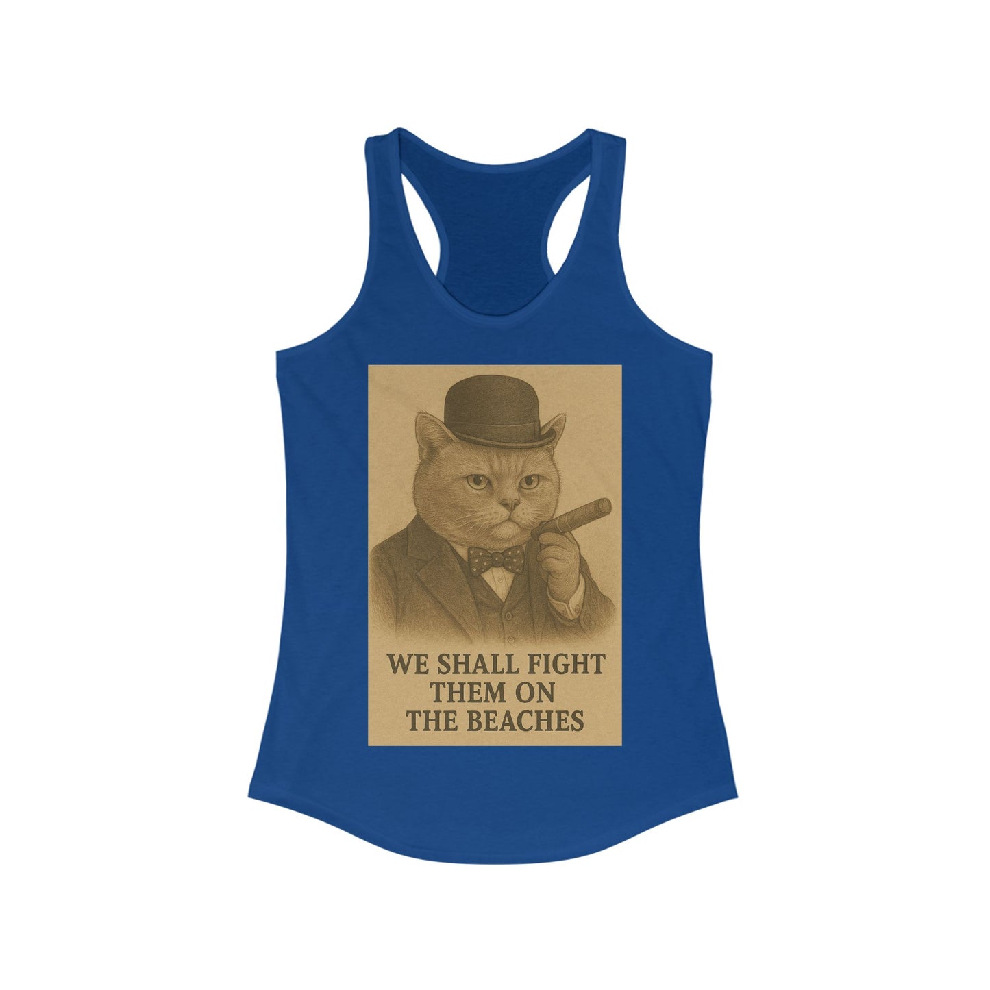 Winston Churchill Women's Ideal Racerback Tank