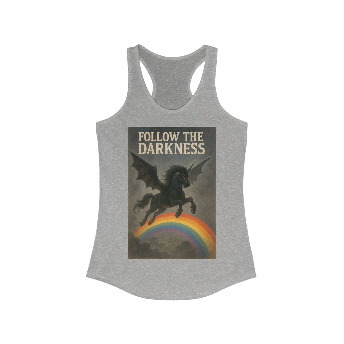 Follow the Darkness - Women's Ideal Racerback Tank
